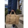 Exacompta bolso 39x29x15cm papel cuero look Eterneco marrón motivos geométricos