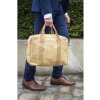 Exacompta bolso 39x29x15cm papel cuero look Eterneco marrón motivos geométricos