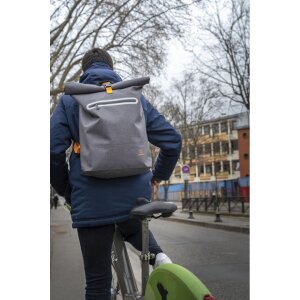 Exacompta mochila impermeable Exactive Young 33x49x14cm gris tormenta