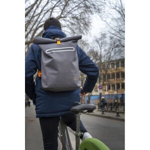Exacompta mochila impermeable Exactive Young 33x49x14cm gris tormenta