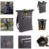 Exacompta mochila impermeable Exactive Young 33x49x14cm gris tormenta