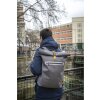 Exacompta mochila impermeable Exactive Young 33x49x14cm gris tormenta