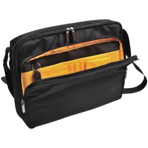 Bandolera Exacompta Exactive para portátiles de hasta 14 pulgadas negro 38x30,5x10 cm