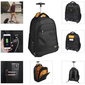 Exacompta mochila ruedas Exabusiness Exactive negro