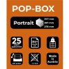 Exacompta cajonera POP-BOX 4 cajones negro Harlequin