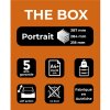 Exacompta Cajonera THE BOX 5 cajones cerrados Oficina Gris claro