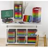 Exacompta TOOLBOX MINI 4 cajones Qi estación de carga arco iris