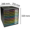 Exacompta cajonera MODULO A4 Negro/Harlequín 10 cajones cerrados