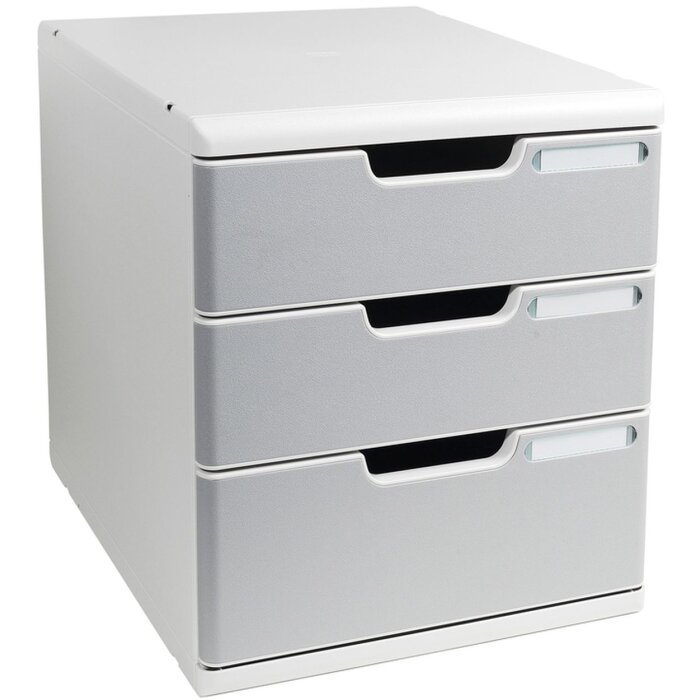 Exacompta 325041D Cajonera MODULO A4 3 cajones cerrados
