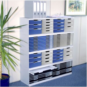 Exacompta 325041D Cajonera MODULO A4 3 cajones cerrados