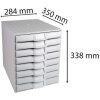Exacompta 226040D Cajonera El Sistema 8 gris claro
