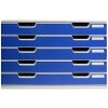 Exacompta cajonera MODULO A3 5 cajones cerrados Azul