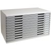 Exacompta cajonera MODULO A3 10 cajones cerrados gris piedra