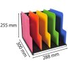Exacompta MODULOTOP clasificador vertical 5 separadores Iderama arco iris