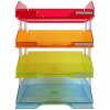 Exacompta set de 4 bandejas para cartas COMBO MIDI Linicolor colores surtidos A4+