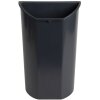 Exacompta Semi Redondo Profundo Eco Insertable para Papelera 4,5 Litros Antracita