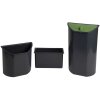 Exacompta Semi Redondo Profundo Eco Insertable para Papelera 4,5 Litros Antracita