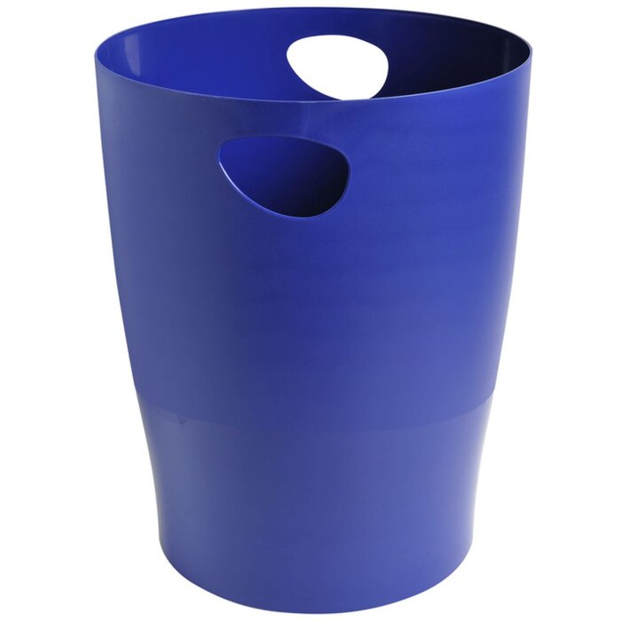 Exacompta Papelera ECOBIN 15 litros Office Azul 26,3x26,3x33,5 cm