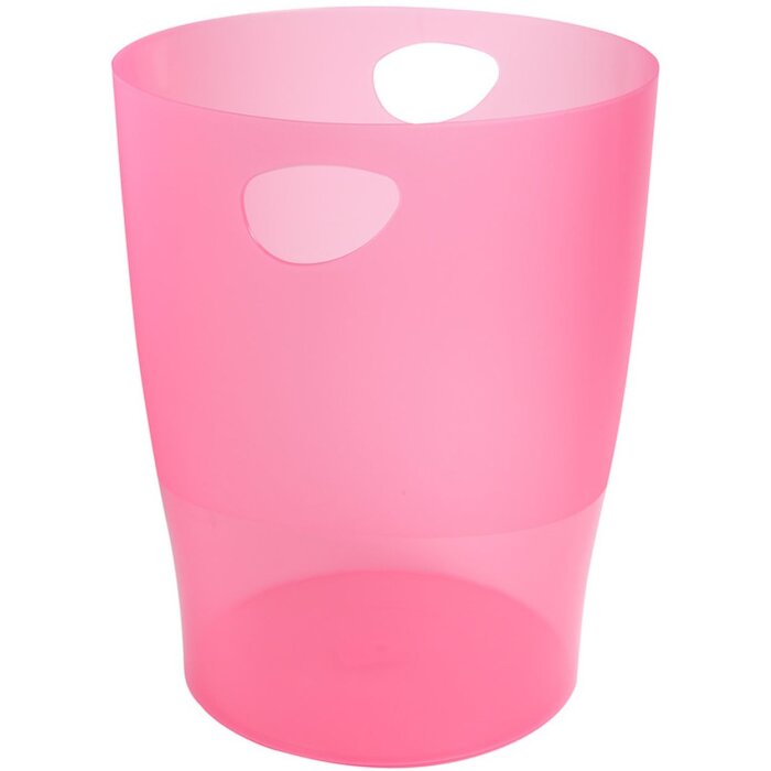 Exacompta Papelera ECOBIN 15 litros Office Rosa 26,3x26,3x33,5 cm