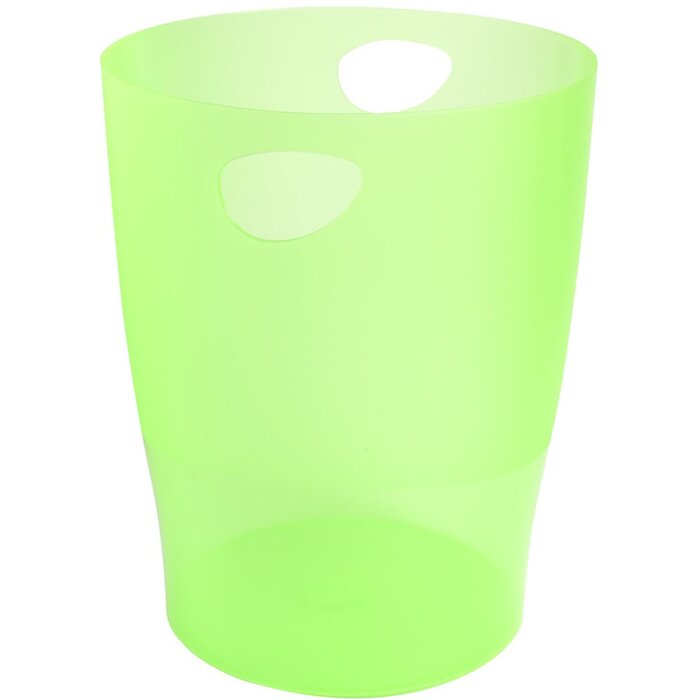 Exacompta Papelera ECOBIN 15 litros Office Verde 26,3x26,3x33,5 cm