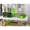 Exacompta Papelera ECOBIN 15 litros Office Verde 26,3x26,3x33,5 cm