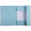 Exacompta 55528E Carpeta con cierre elástico Aquarel azul pastel DIN A4 400g/m²