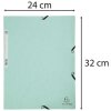 Exacompta 55533E Carpeta Aquarel A4 aglomerado color verde pastel 400 g/m².