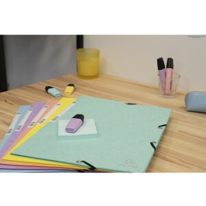 Carpeta elástica Exacompta Serie Colorspan Aquarel A4 Colores surtidos