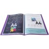 Exacompta carpeta polipropileno 500µ 100 bolsillos cristal OPAK A4 violeta