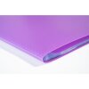 Exacompta carpeta polipropileno 500µ 100 bolsillos cristal OPAK A4 violeta