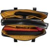 Exacompta Bolsa bandolera para portátil 2 compartimentos Piel negra Exactive Negro