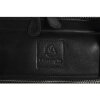 Exacompta Bolsa bandolera para portátil 2 compartimentos Piel negra Exactive Negro
