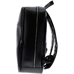 Exacompta 17637E Mochila portatil cuero negro hidrófugo 17 pulgadas Exactive