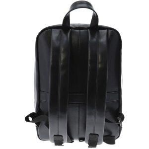 Exacompta 17637E Mochila portatil cuero negro hidrófugo 17 pulgadas Exactive