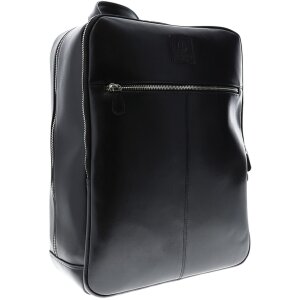 Exacompta 17637E Mochila portatil cuero negro hidrófugo 17 pulgadas Exactive
