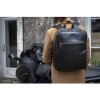 Exacompta 17637E Mochila portatil cuero negro hidrófugo 17 pulgadas Exactive