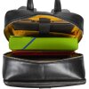 Exacompta 17637E Mochila portatil cuero negro hidrófugo 17 pulgadas Exactive