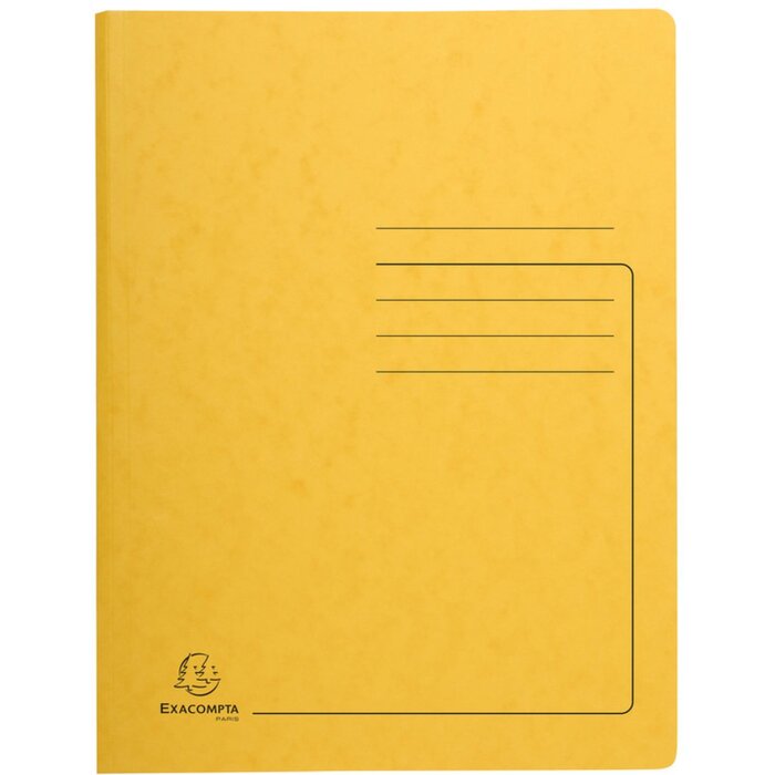 Encuadernadora de espiral Exacompta Colorspan 355g-m² - A4 - Amarillo