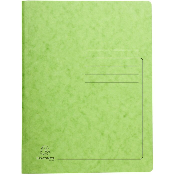 Carpeta con espiral Exacompta Colorspan 355g-m² - A4 - Verde lima
