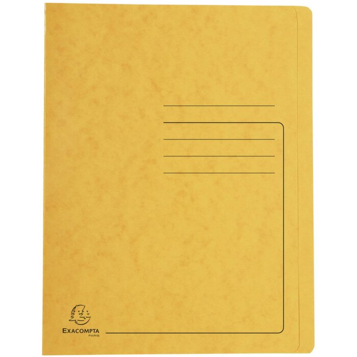 Carpeta de hojas sueltas Exacompta Colorspan 355 g-m² DIN A4 - amarilla