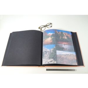 Exacompta Álbum de Fotos Aquarel 29x32 cm 60 páginas negro