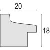 Marco Torino 10x15 cm blanco