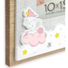 ZEP Marco para bebé Ilaria 10x15 cm rosa