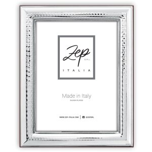 Marco alto brillo Trevi 13x18 cm plata