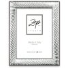 Marco alto brillo Volterra 13x18 cm plata