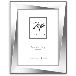ZEP Marco alto brillo Positano 13x18 cm plata