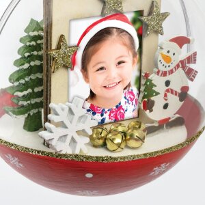Loek Bola de Navidad para una foto 3,5x4,5 cm