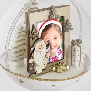ZEP Bola de Navidad Aland Foto 3,5x4,5 cm