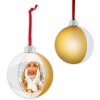 ZEP Bola de Navidad con Foto Oro Satinado 10x10 cm