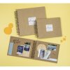 Álbum espiral Hama Craft 28x24 cm 40 páginas de papel kraft